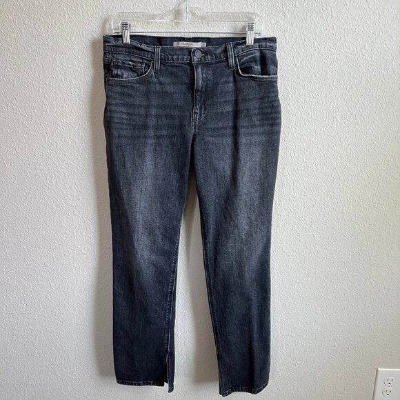 Hudson Nico BST Split Ankle Jeans Women's 30 Mid Rise Dark Wash Stretch Denim - Picture 1 of 8